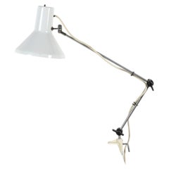 1950s Hala Zeist Style Mid-Century Clamp-On Task Lamp