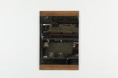 Schönbuch Mid-Century Rosewood Wall Mount Mirror, 1960s