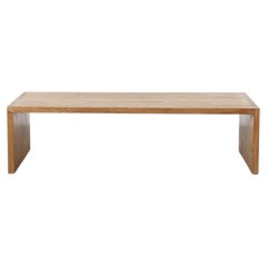 1970s Dutch Pine Waterfall Coffee Table or Bench, Ate van Apeldoorn Style