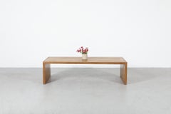 1970s Dutch Pine Waterfall Coffee Table or Bench, Ate van Apeldoorn Style