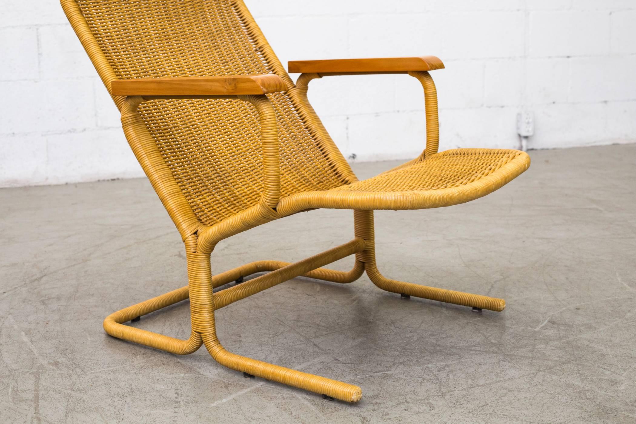 Dirk Van Sliedrecht High Back Lounge Chair with Cushion 1
