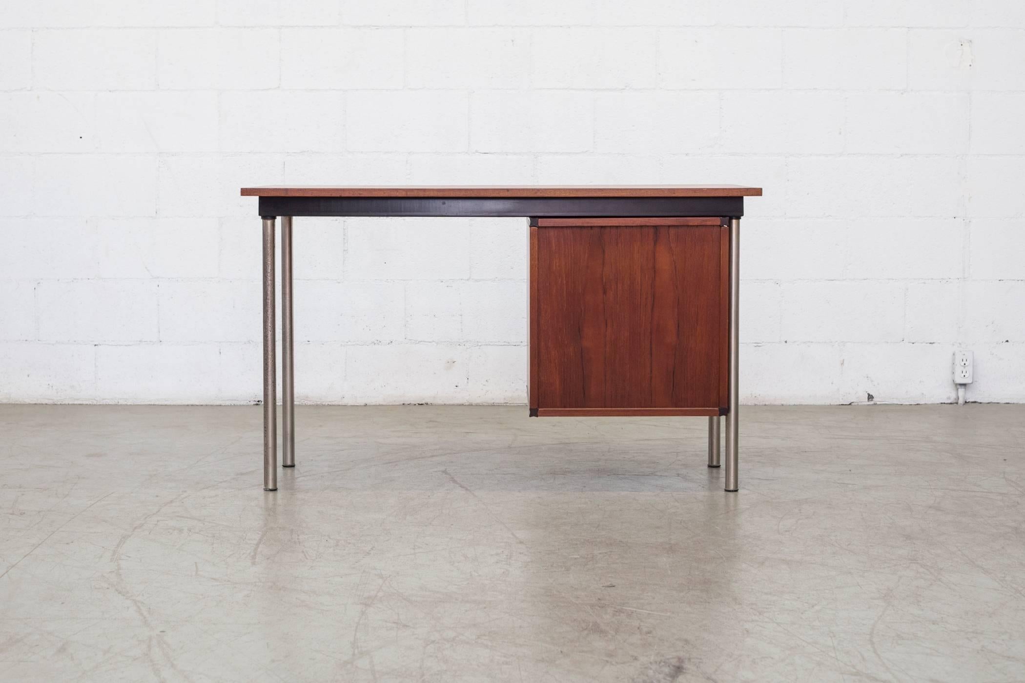 Brushed Cees Braakman for Pastoe Small Writing Desk