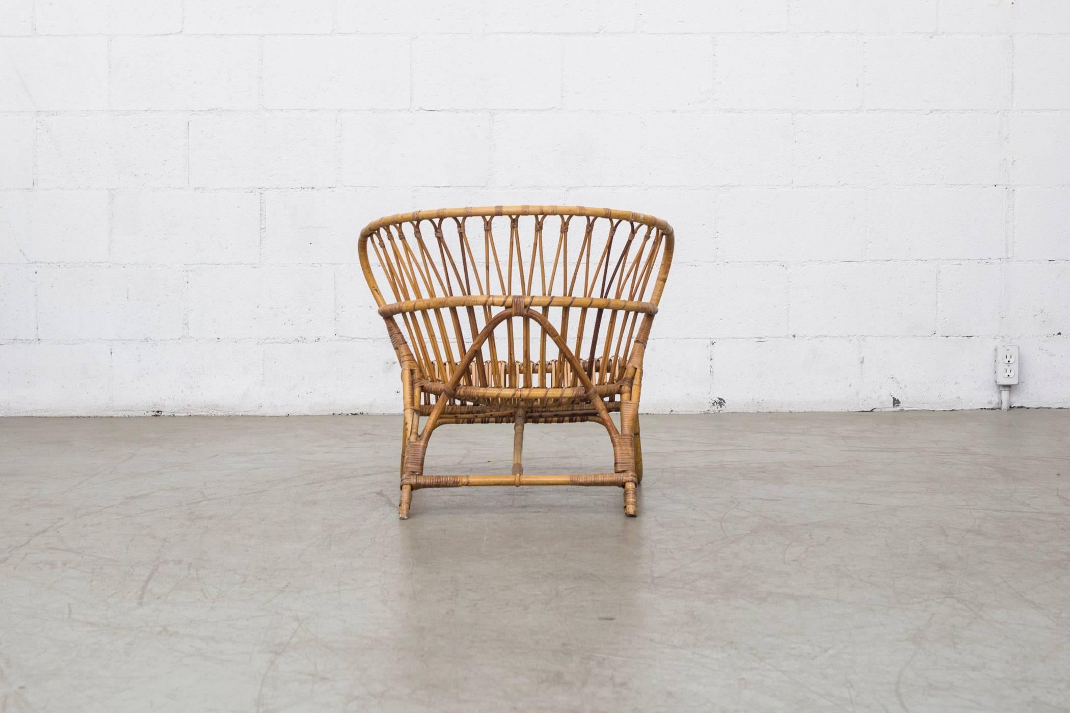 Dutch Franco Albini Inspired Slipper Chair