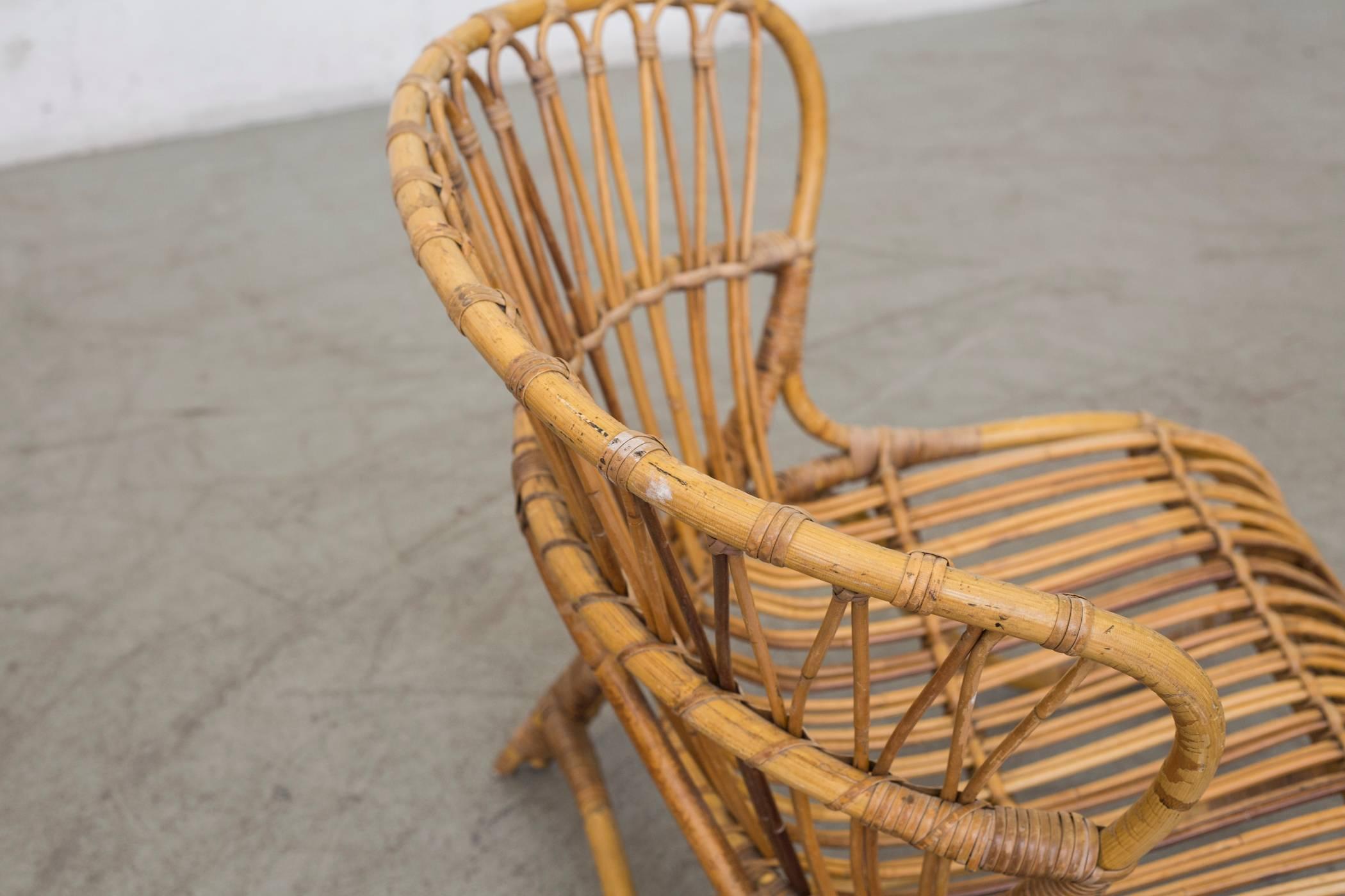 Mid-20th Century Franco Albini Inspired Slipper Chair