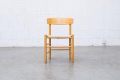 Set of Six Borge Mogensen Birch J39 Dining Chair