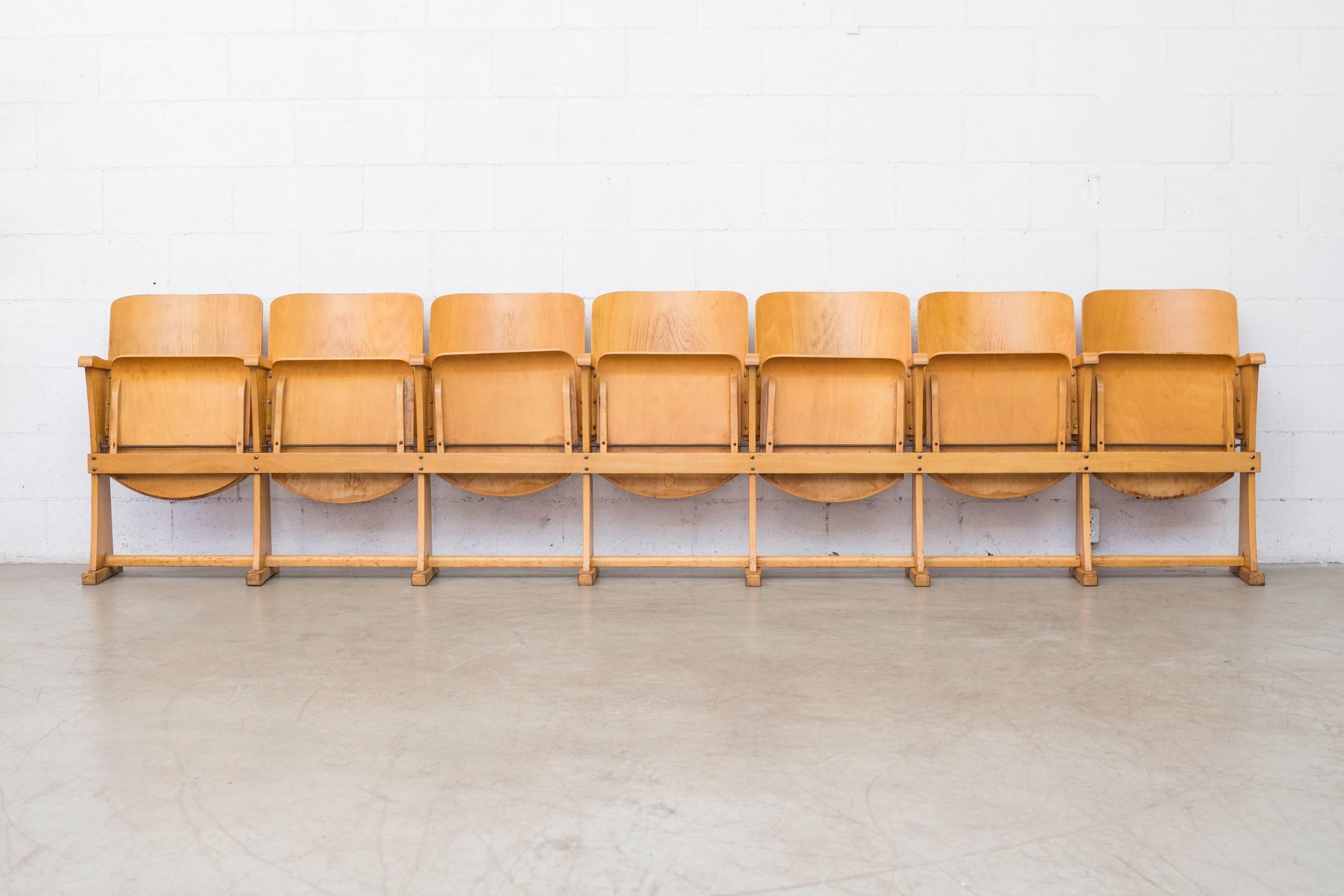 a row of seats