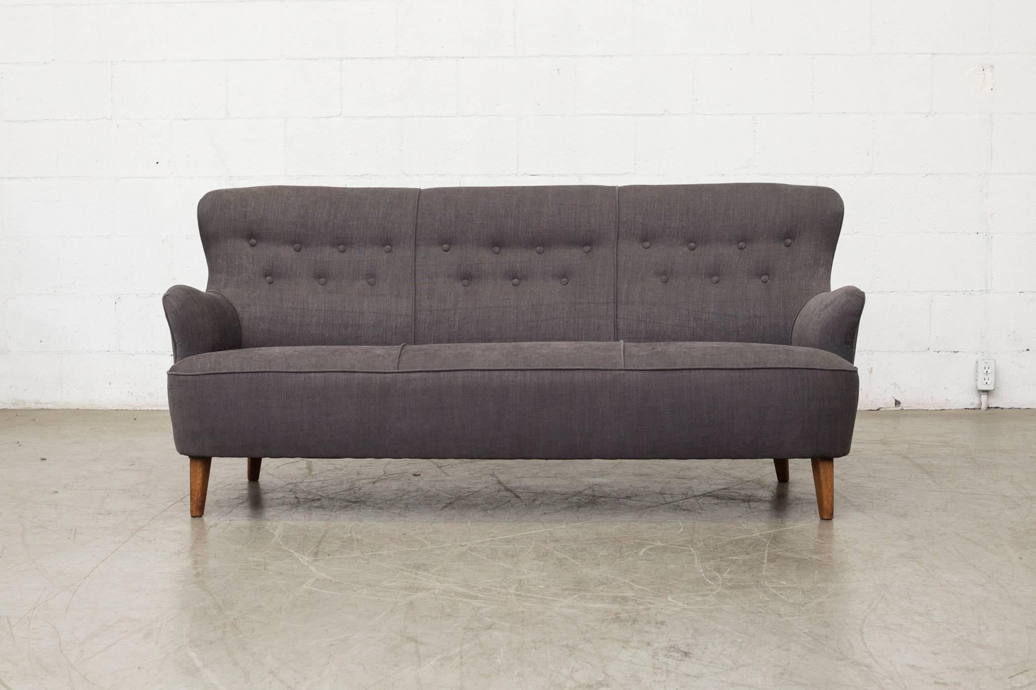 Mid-Century Modern Theo Ruth for Artifort Three-Seat Sofa