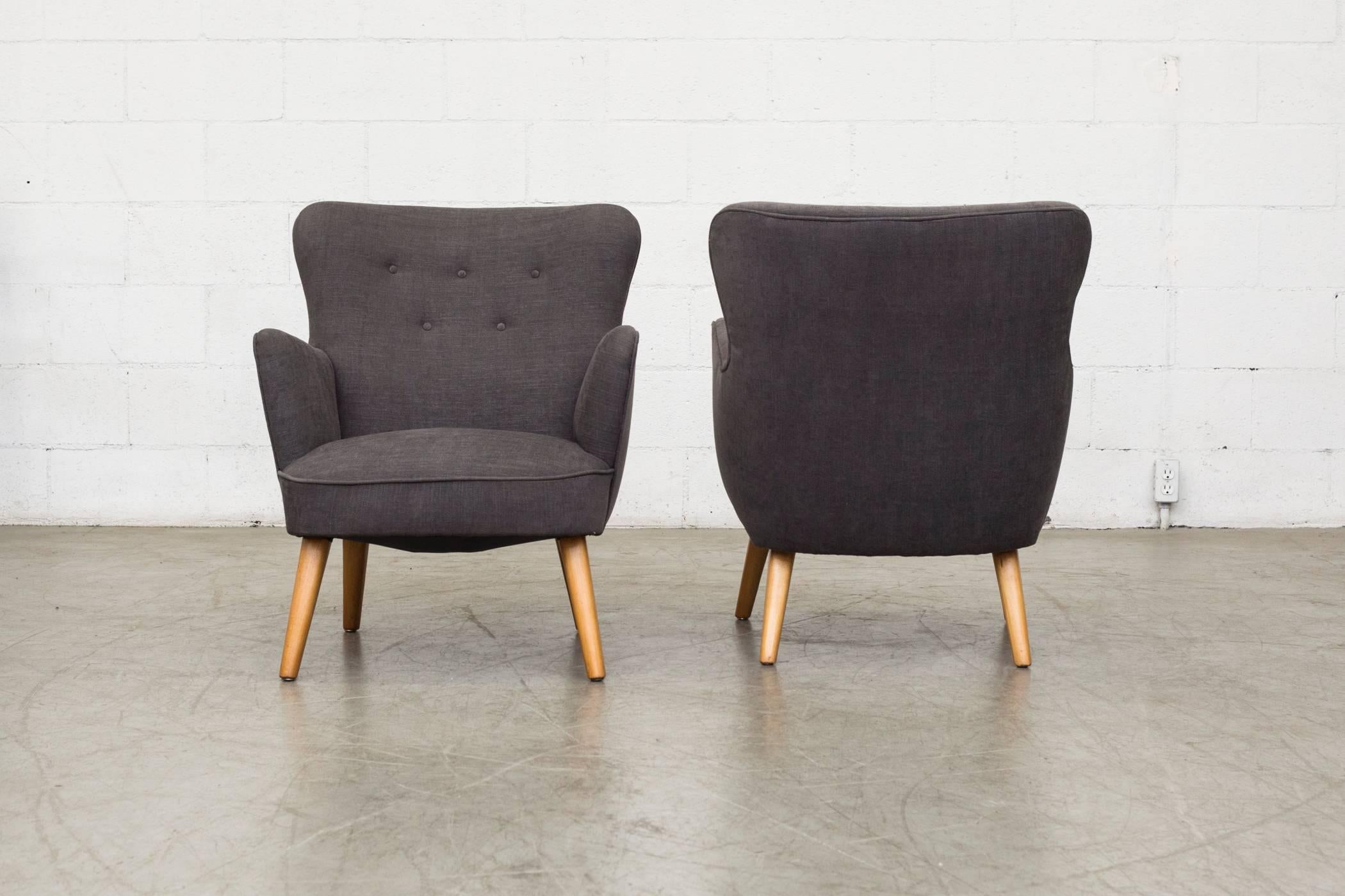 Pair of Theo Ruth Armchairs for Artifort In Good Condition In Los Angeles, CA