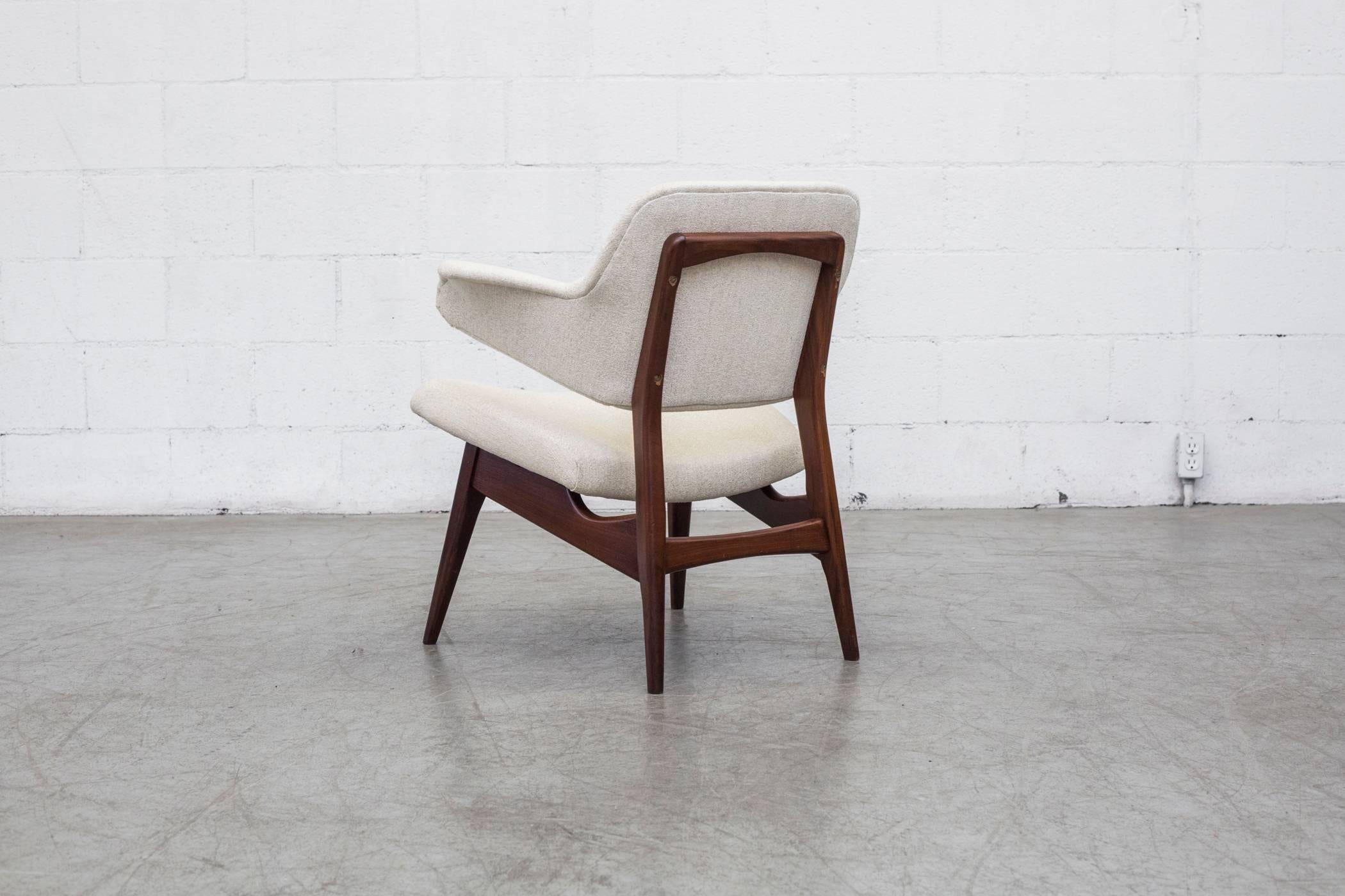 Dutch Ib Kofod Larsen Style Lounge Chair by Webe