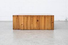 Aat Van Apeldoorn Pine Slat Wood Bench or Coffee Table, 1960