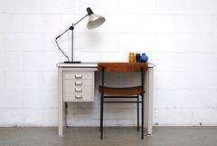 Small Dutch Industrial Desk or Vanity