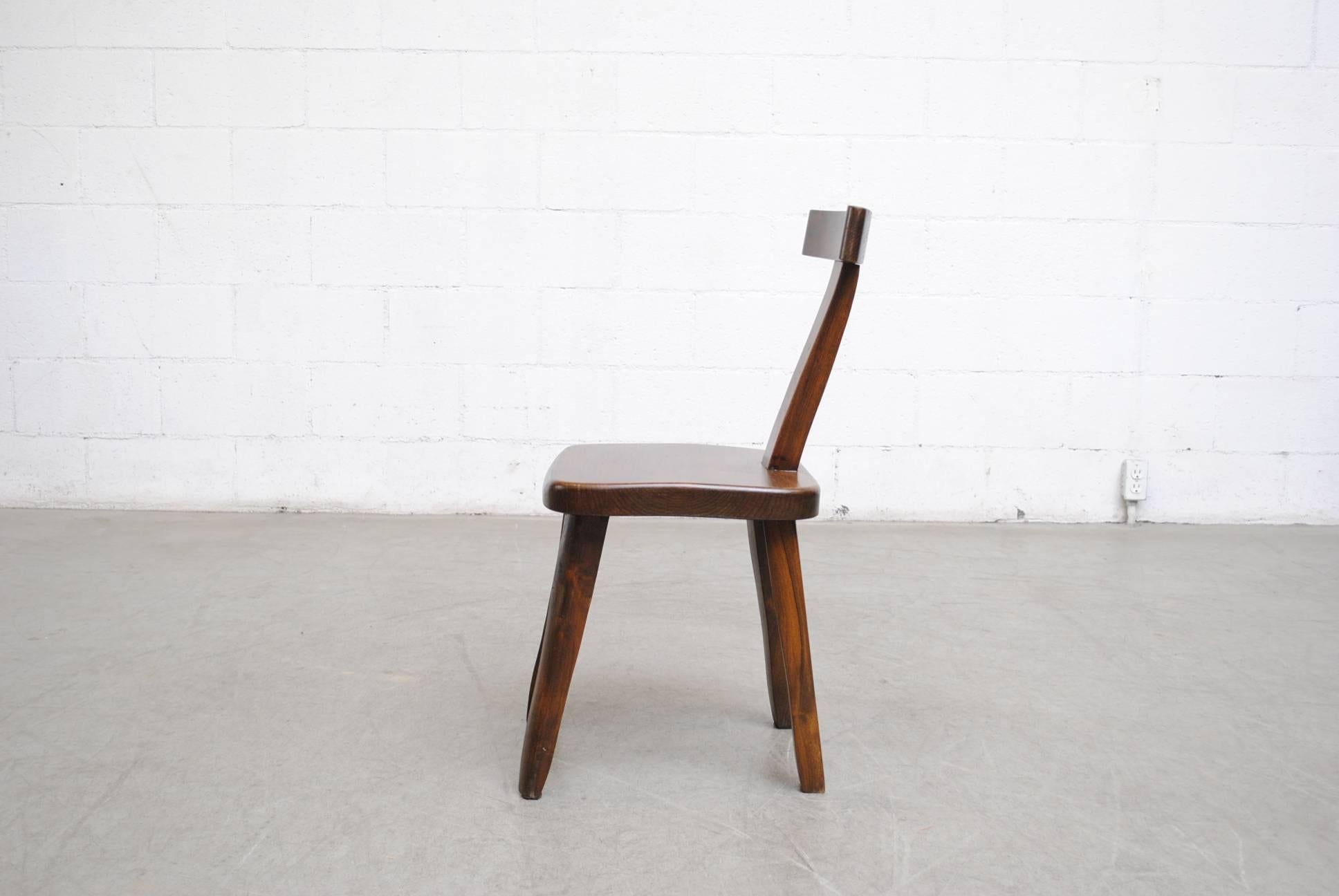 Set of Eight Black Walnut Finnish Chairs by Olavi Hänninen In Good Condition In Los Angeles, CA