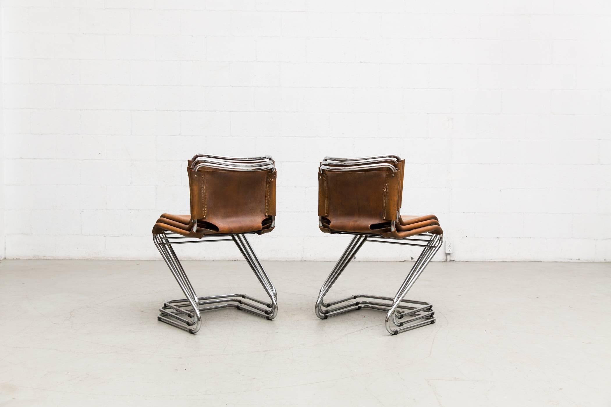 Set of Six Biscia Chairs by Pascal Mourgue for Steiner Meubles In Good Condition In Los Angeles, CA
