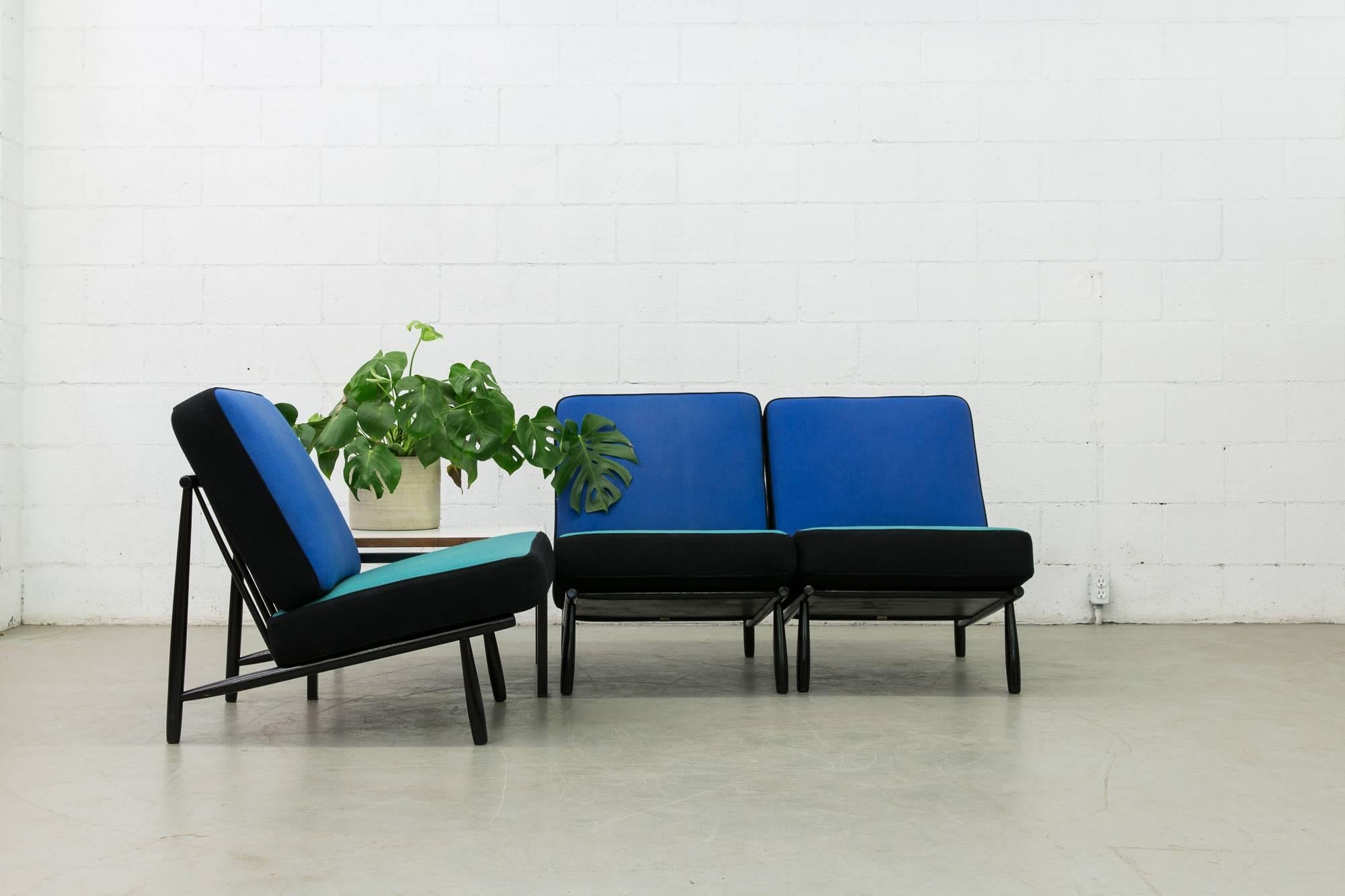 Set of Three Alf Svensson Domus Easy Chairs for DUX In Good Condition In Los Angeles, CA