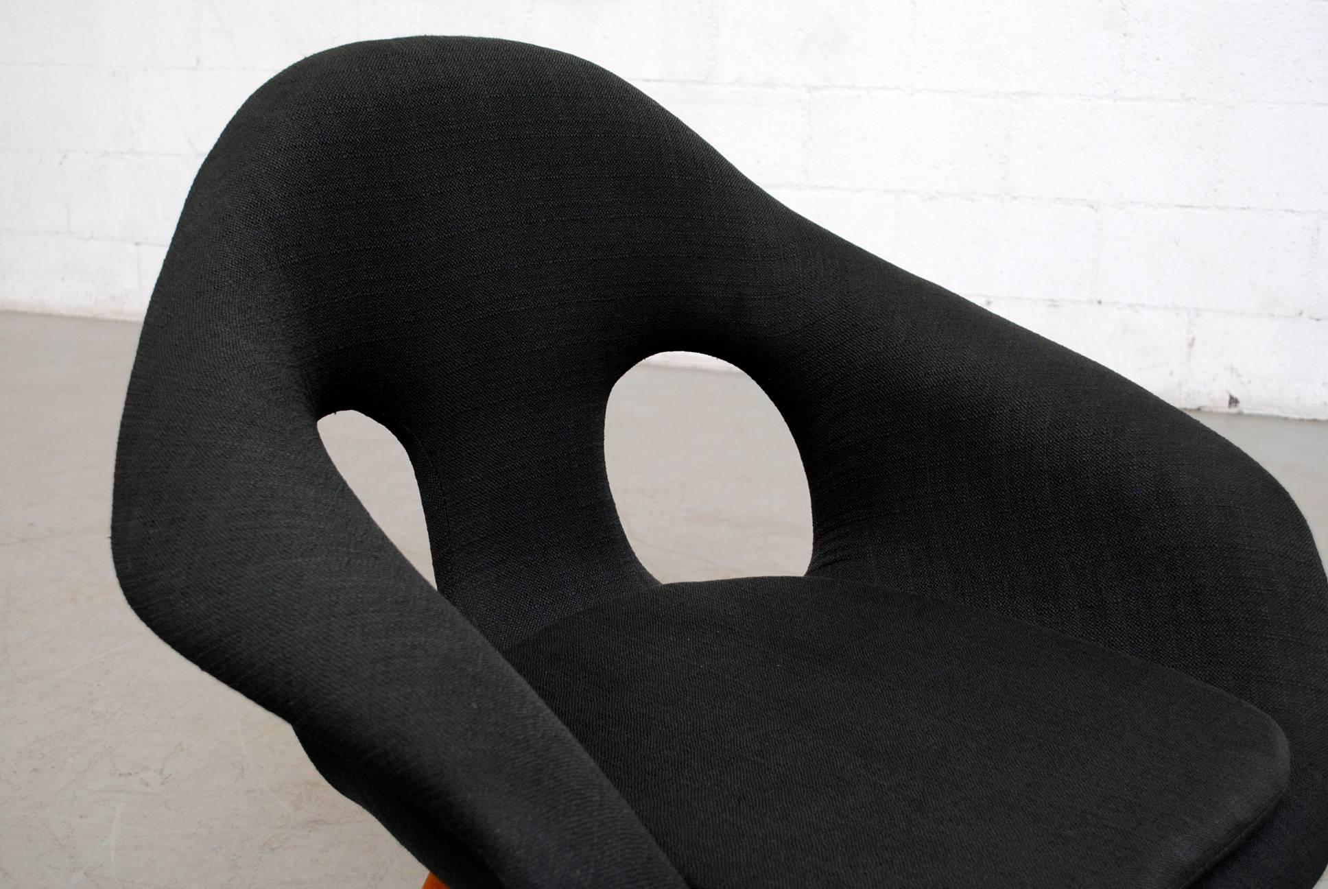 Pair of Bucket Lounge Chairs by Miroslav Navrátil for Vertex In Good Condition In Los Angeles, CA