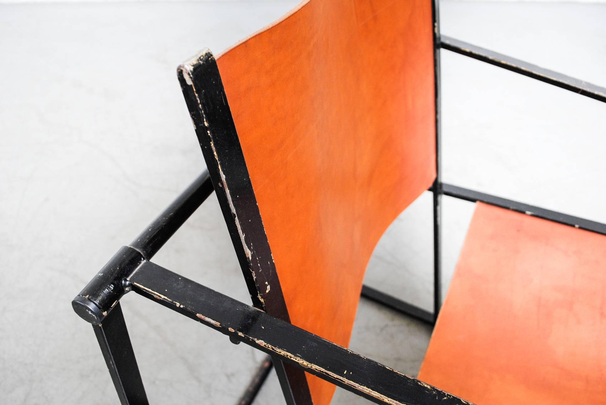 Pair of Cube Lounge Chairs by Radboud Van Beekum for Pastoe In Good Condition In Los Angeles, CA