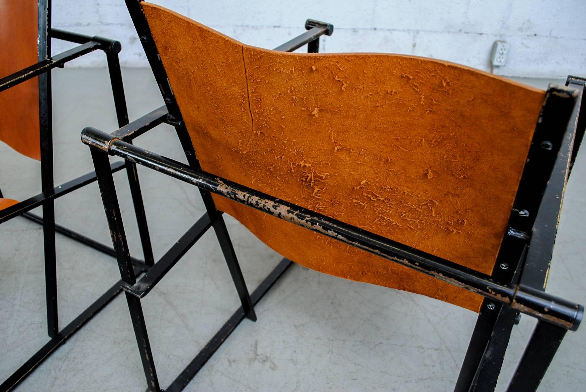 Late 20th Century Pair of Cube Lounge Chairs by Radboud Van Beekum for Pastoe