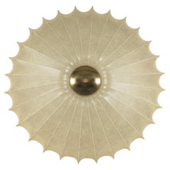 Lámpara grande de techo o pared, estilo «cocoon», de la década de 1960, de Alemania, de estilo «mid-century modern»