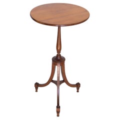 19th Century Mahogany Tripod Pedestal - Gueridon - Side Table