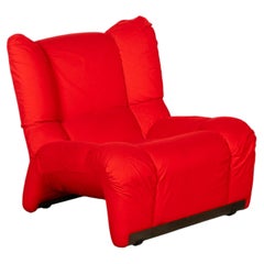 1970s Italian Sintra Bergère Lounge Chair by Tito Agnoli for Arflex