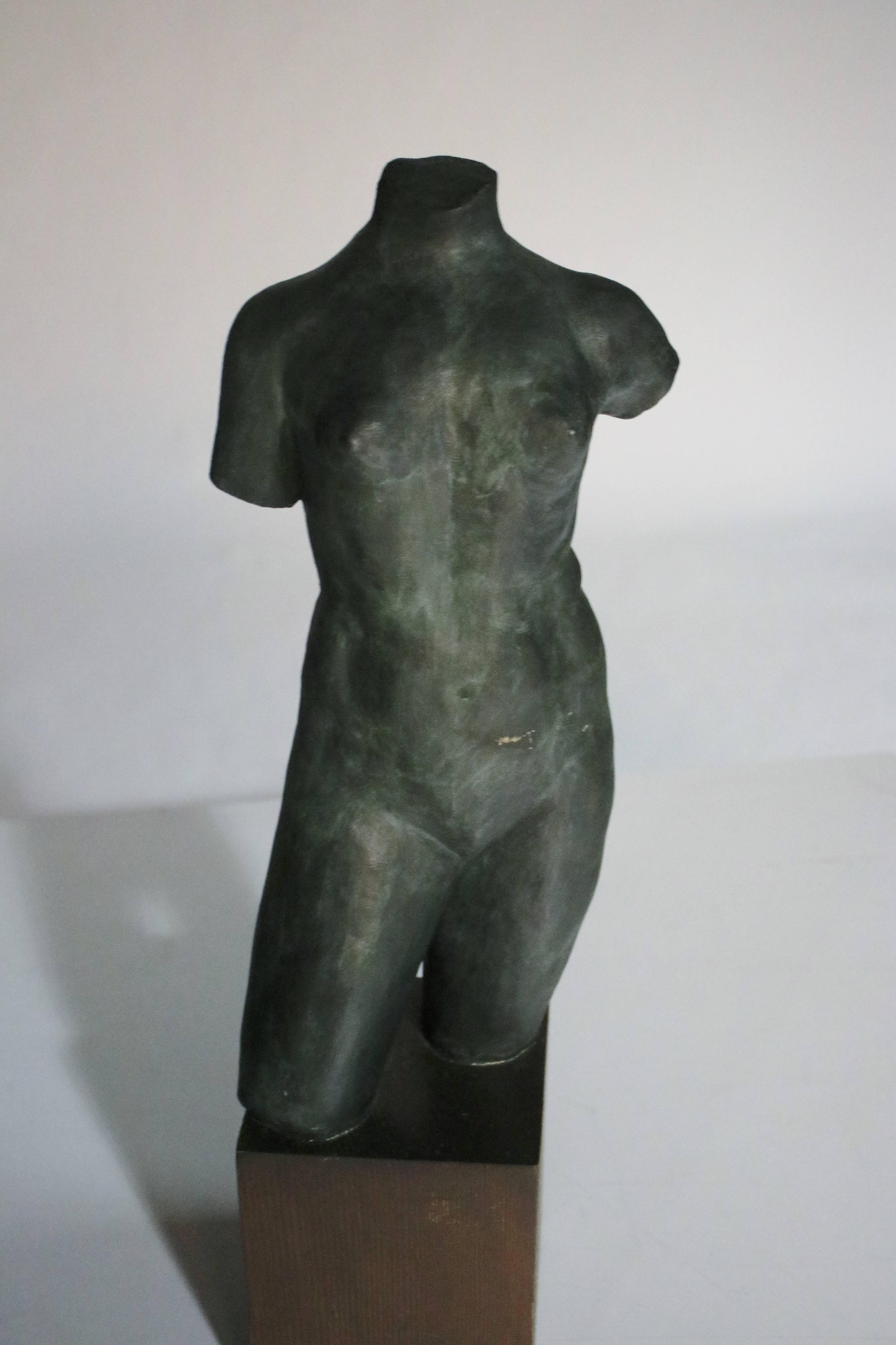 ceramic torso sculpture