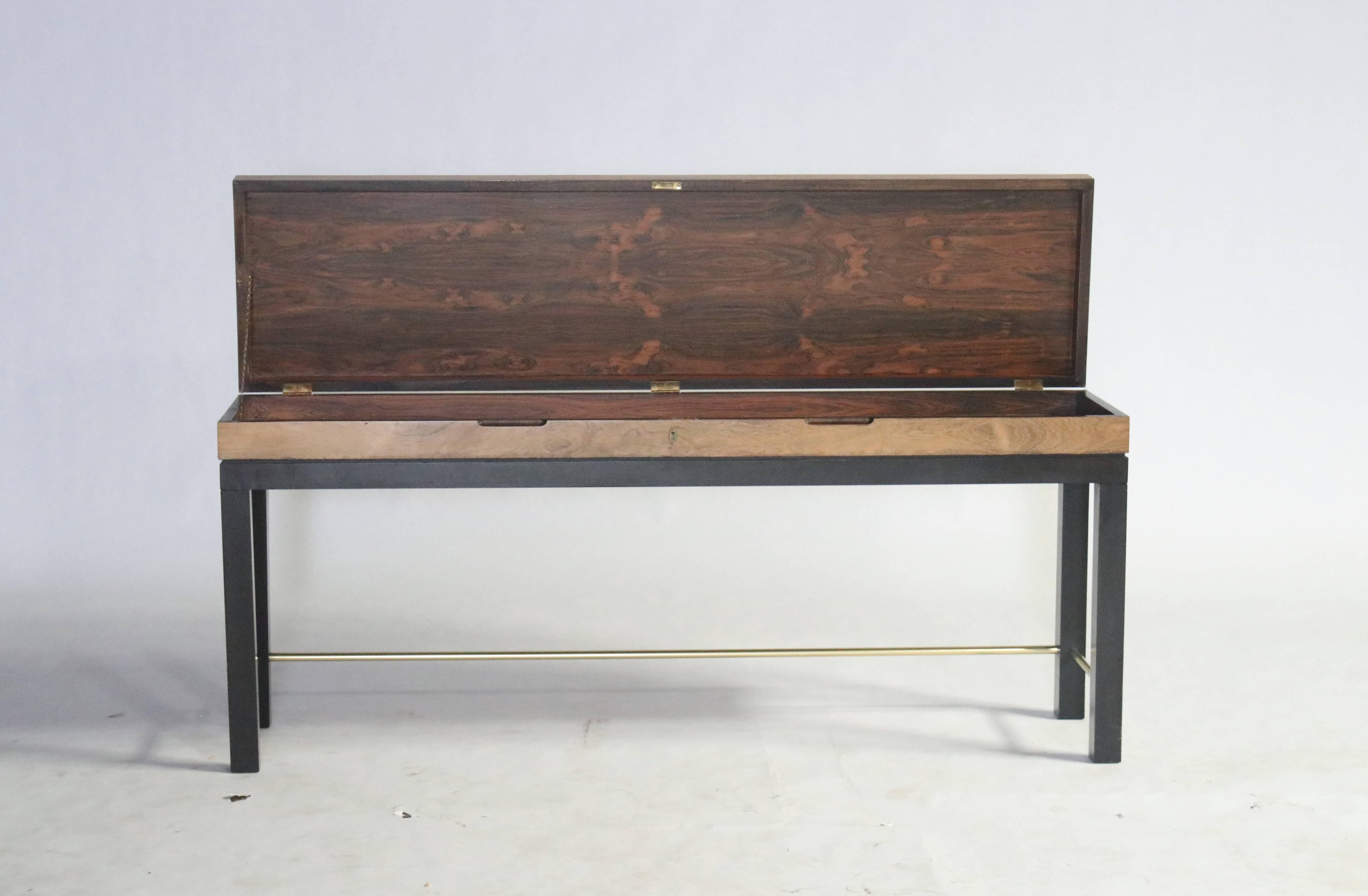 Mid-Century Modern Rosewood Console