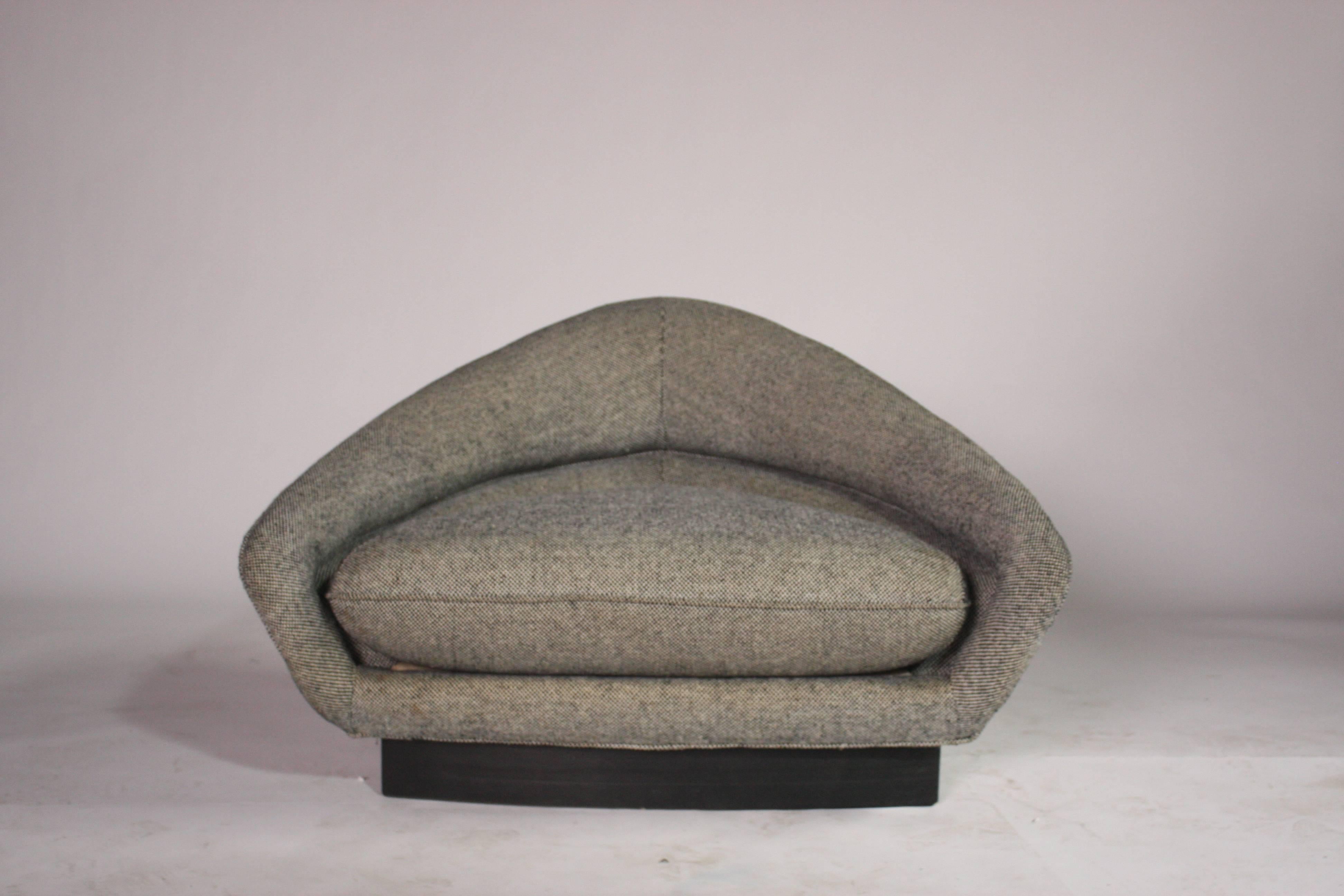 Mid-20th Century Adrian Pearsall Style Triangle Chair