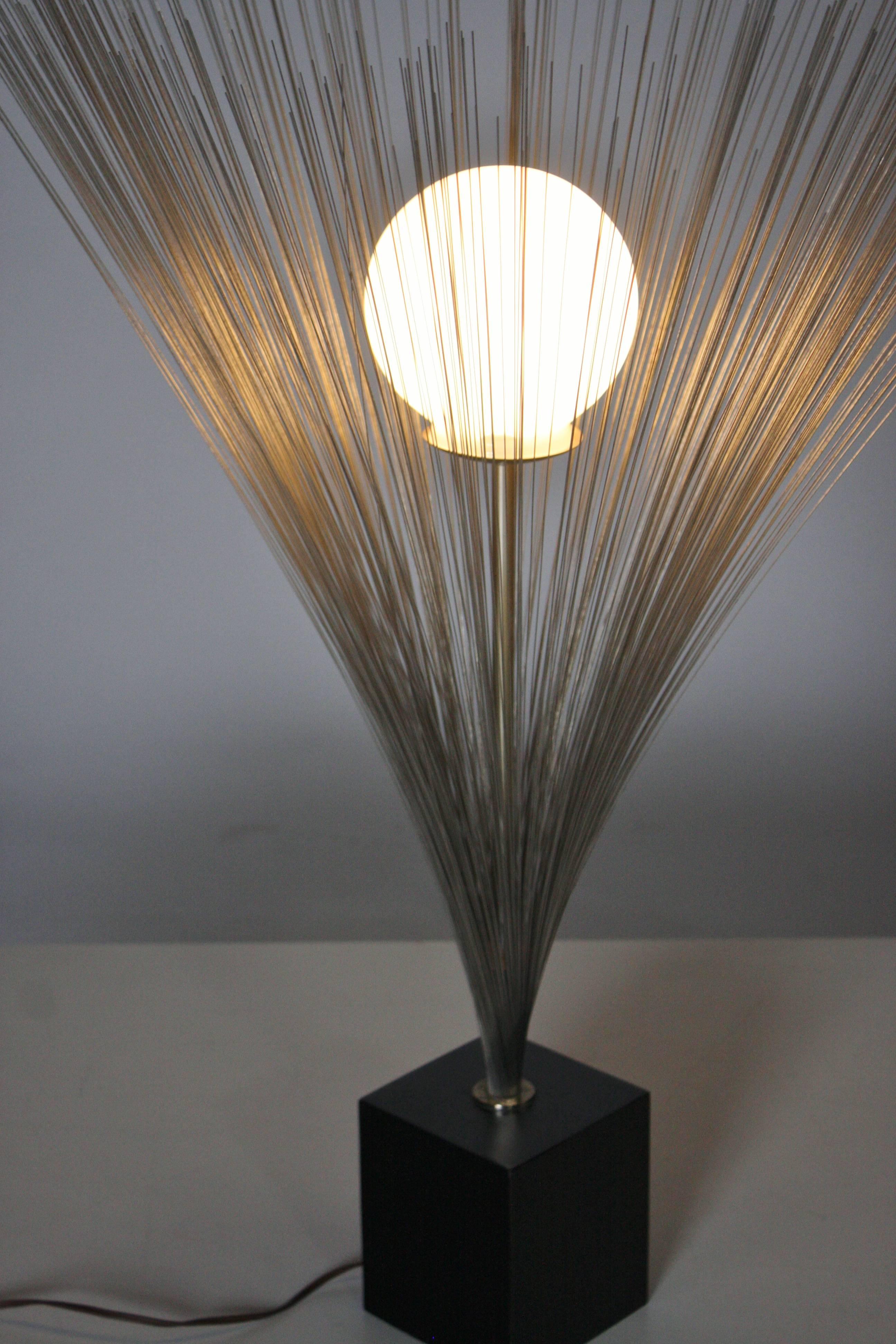 Late 20th Century Harry Bertoia Style Spray Lamp