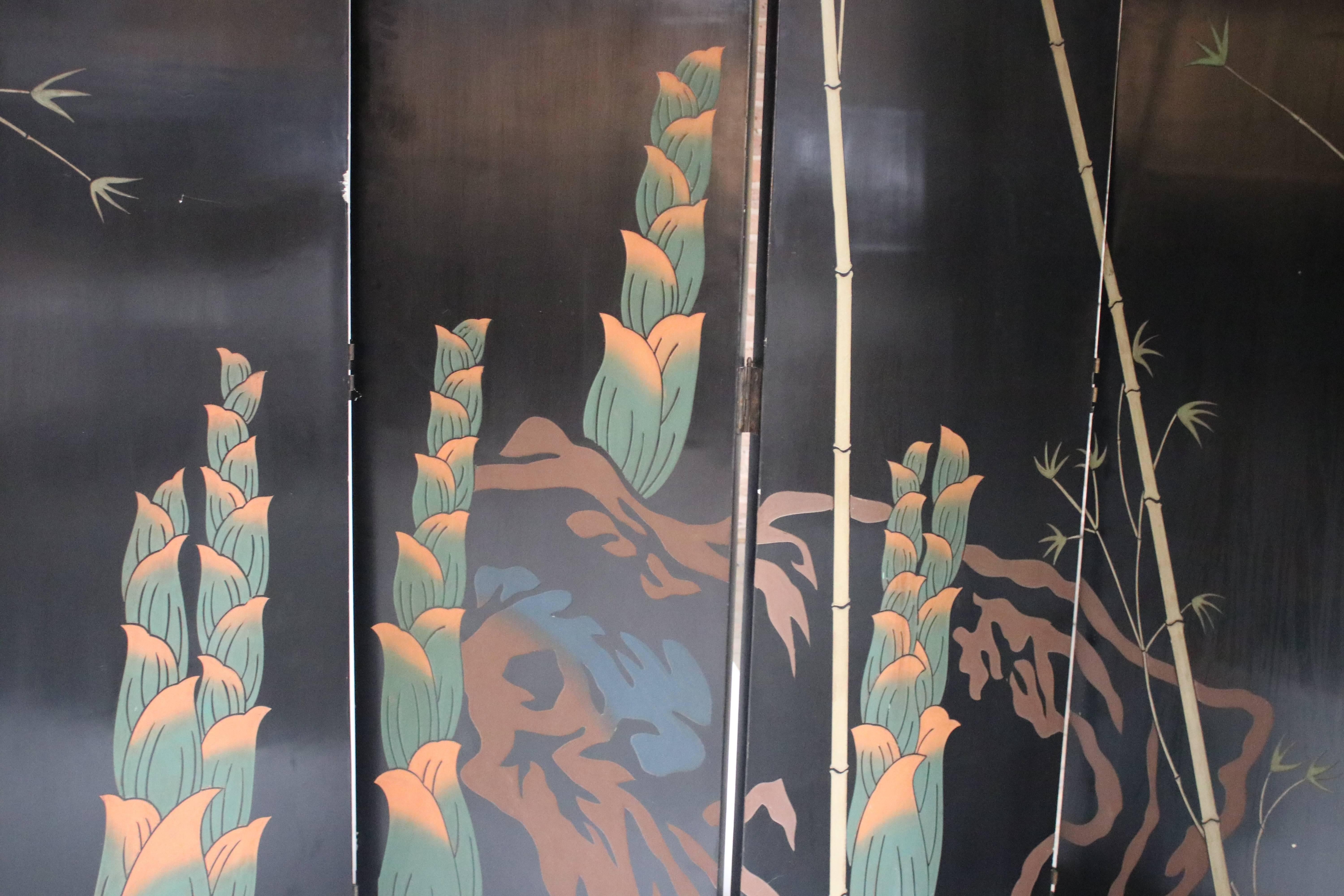 12-Panel Coromandel Double Sided Chinese Screen 2