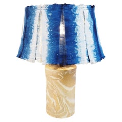 Desert Waves Lamp by Nani Goods Contemporary Ceramic Marbled Table Lamp