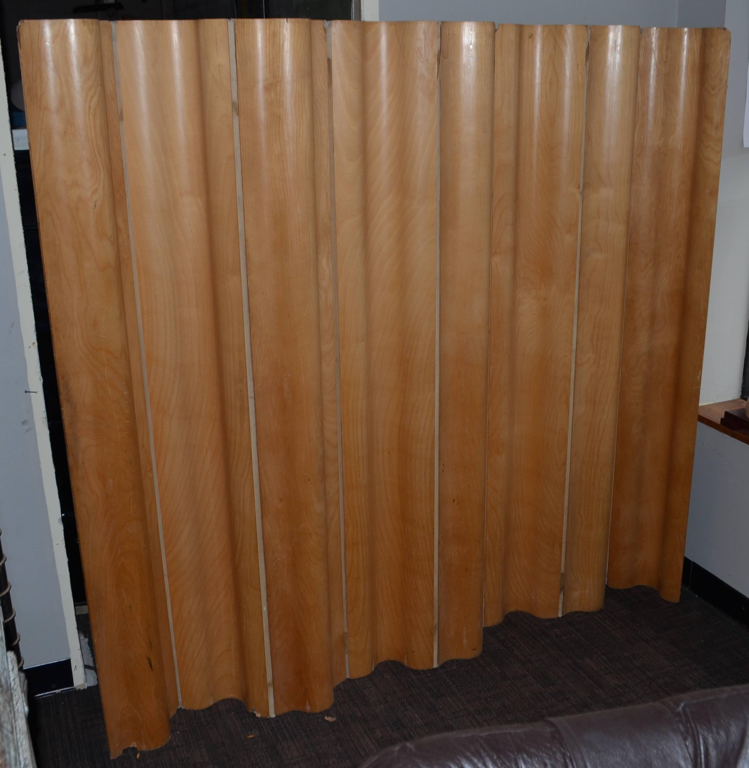 Mid-Century Modern Herman Miller - Eames Eight Panel Ash Screen, circa 1950s