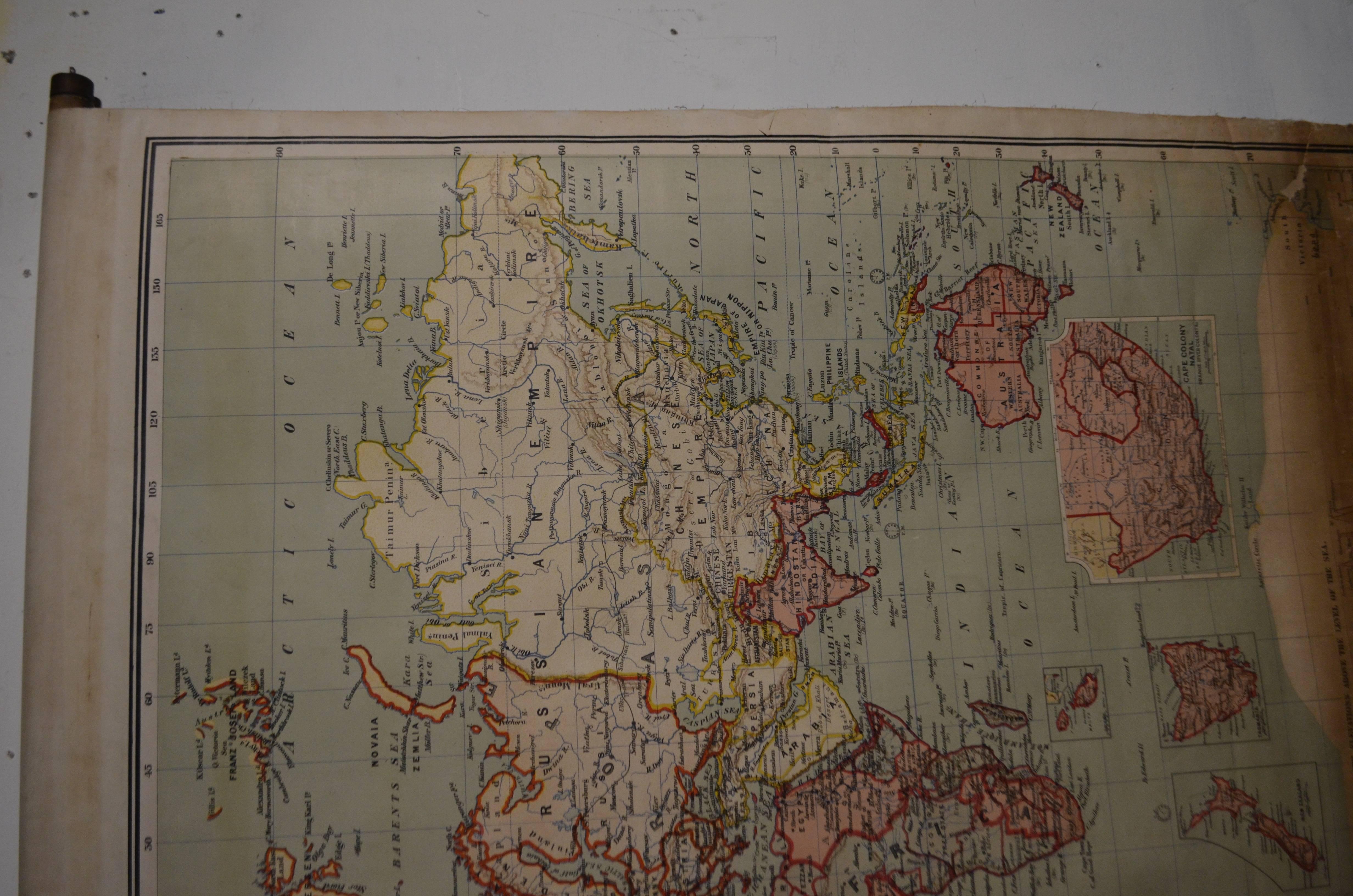 1905 world map