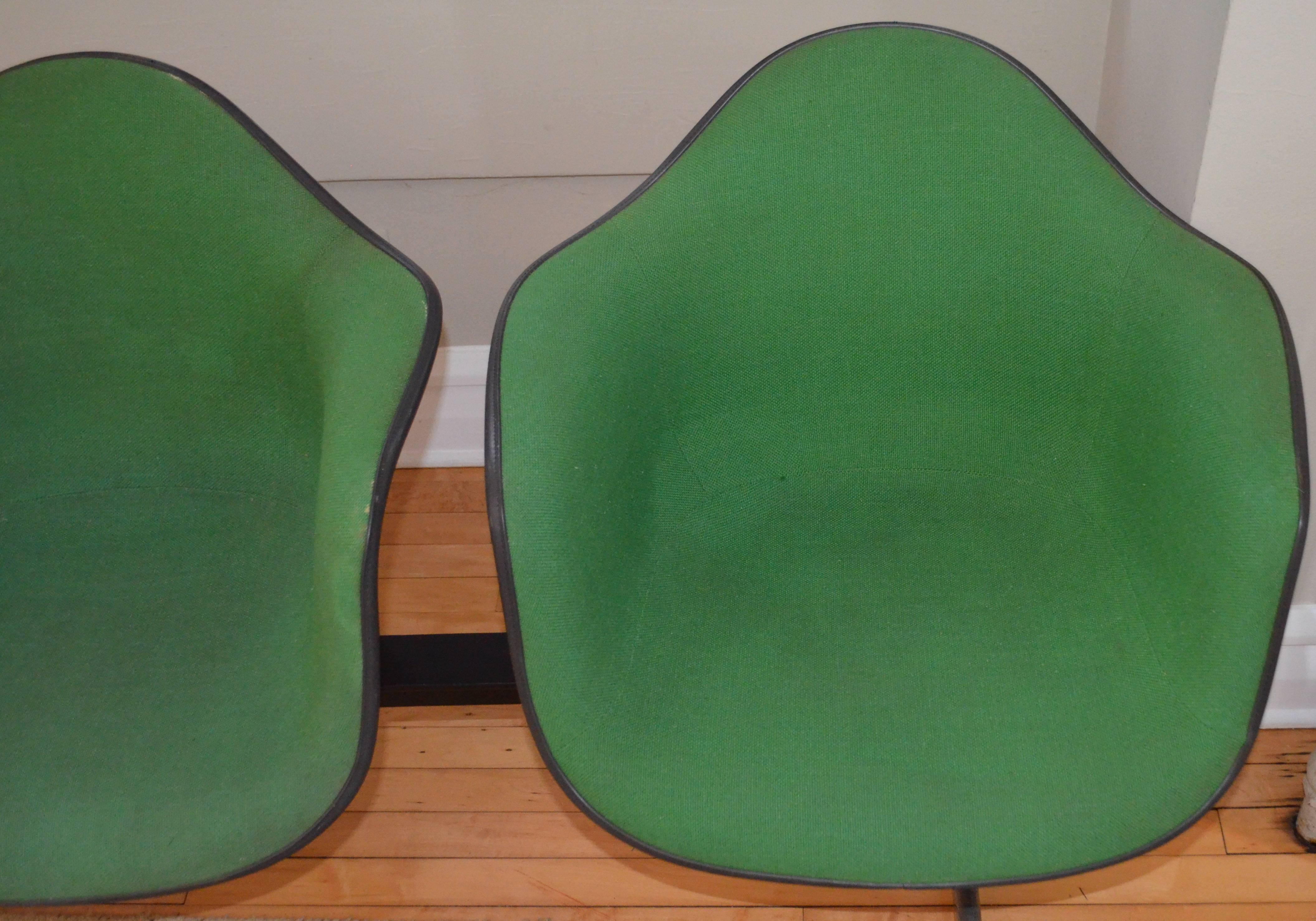 Charles and Ray Eames Tandem Three-Shell Upholstered Seating for Herman Miller 3