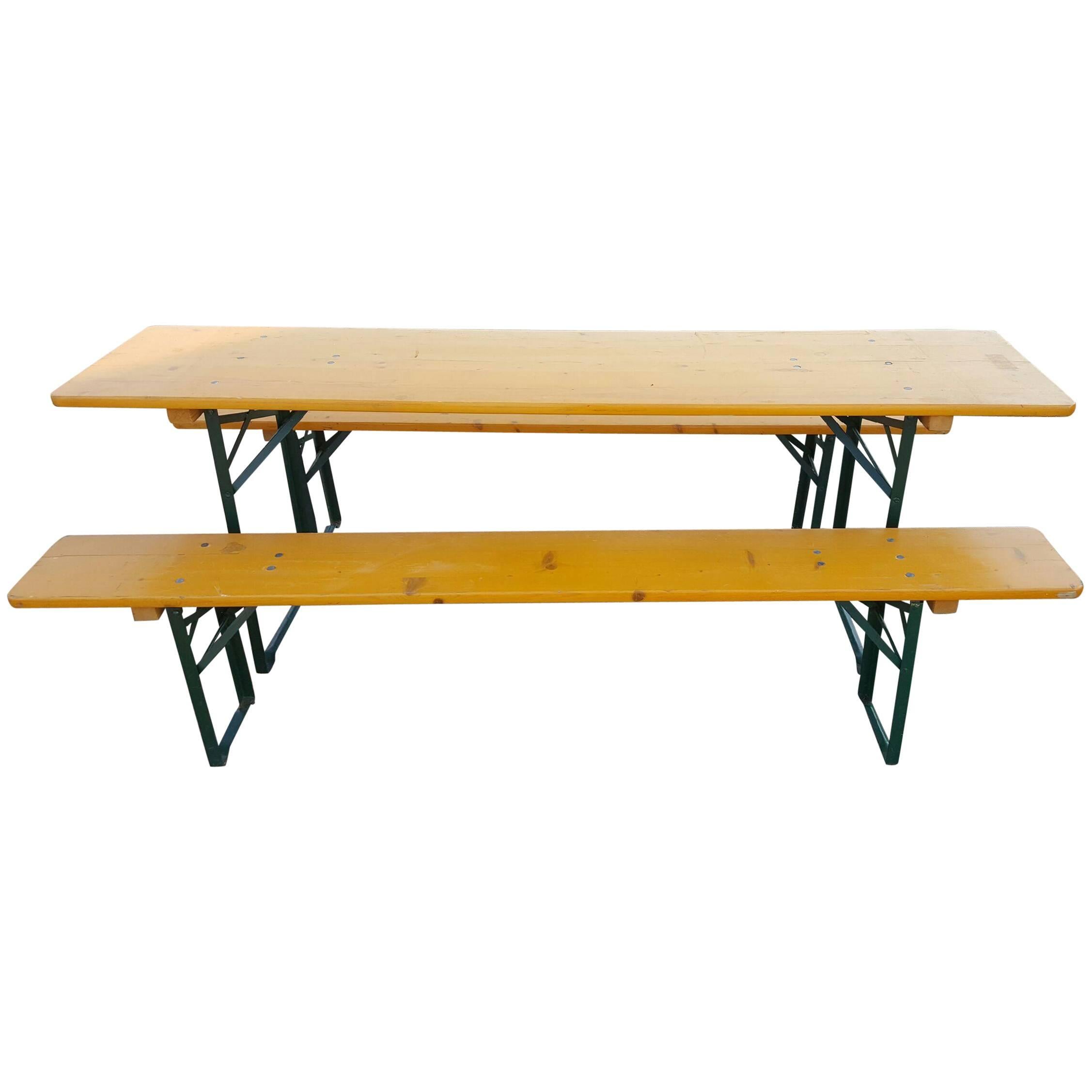 You receive (5) tables and 10 benches for the price listed plus free shipping! Authentic Oktoberfest picnic table sets from the legendary beer halls of Germany. Great for brew pubs, restaurants, pizzarias, ice cream shops, outdoor cafes, family