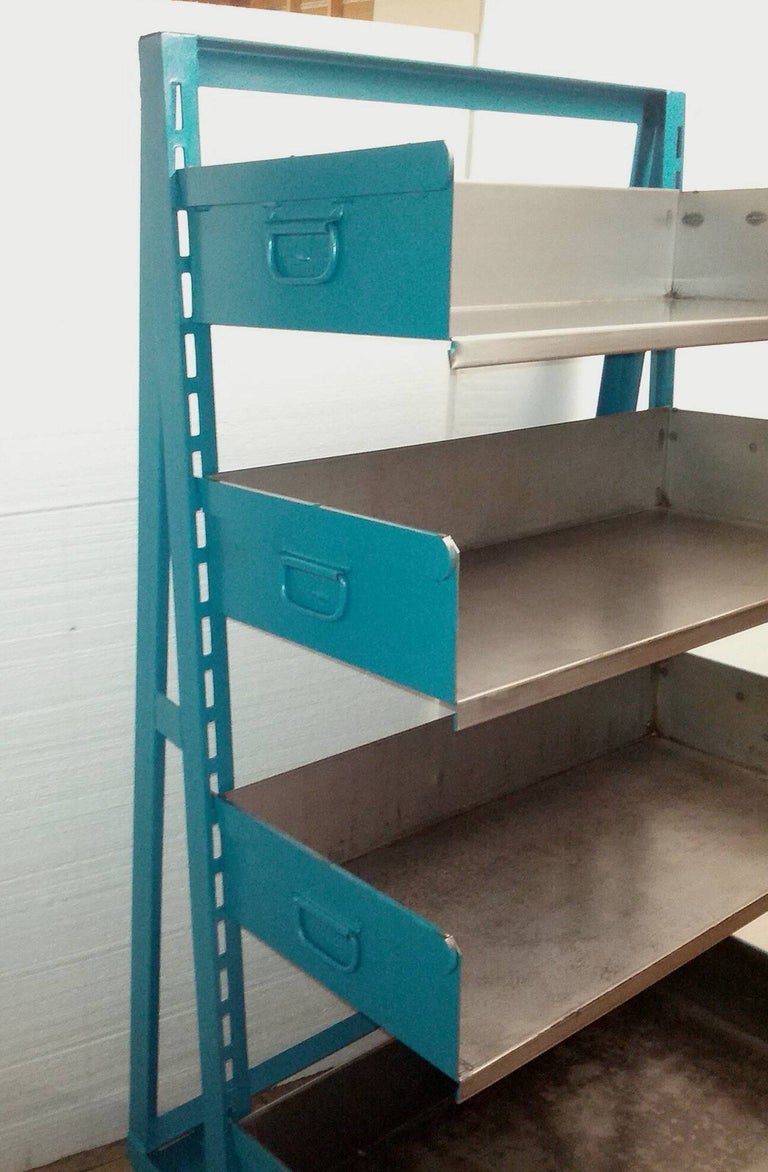 Industrial Steel Factory Storage Rack Shelving Unit, Choice of Color