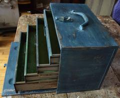 Industrial Steel Tool Chest with Four Drawers