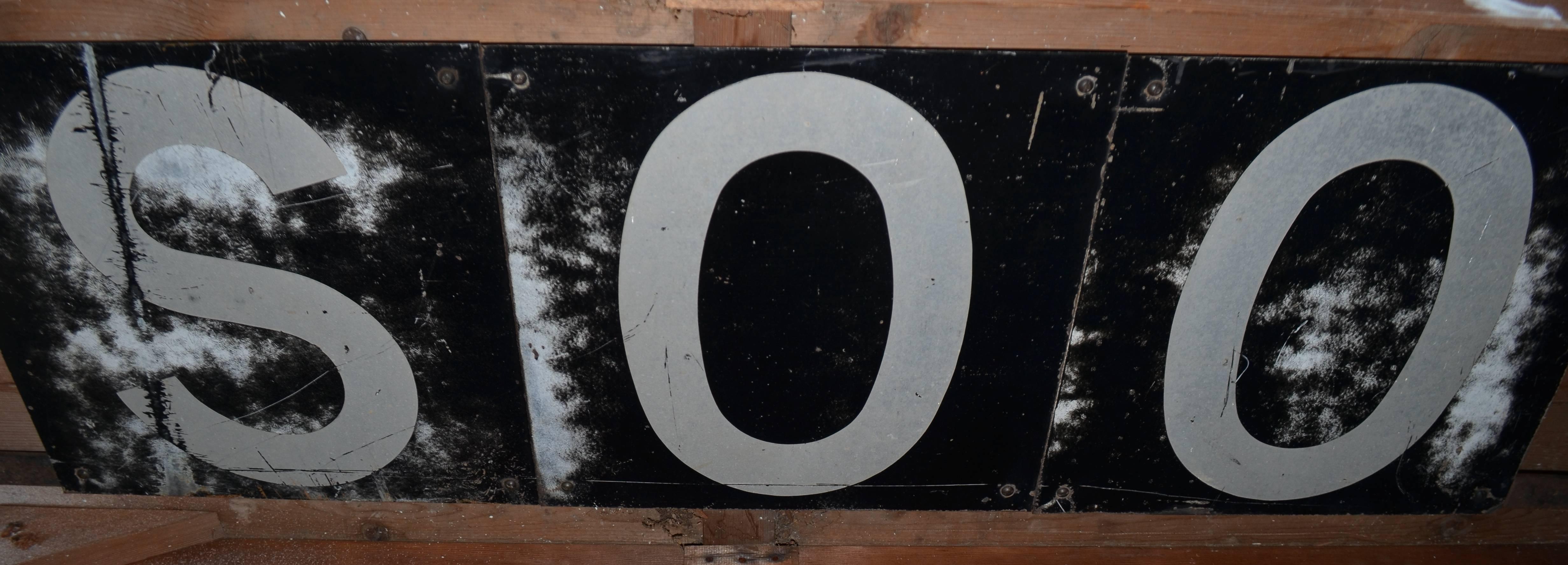 20th Century Railroad Sign for Soo Line