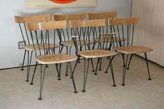 Mid-Century Modern MCM Table and Six Chair Set by Lyman Woodard