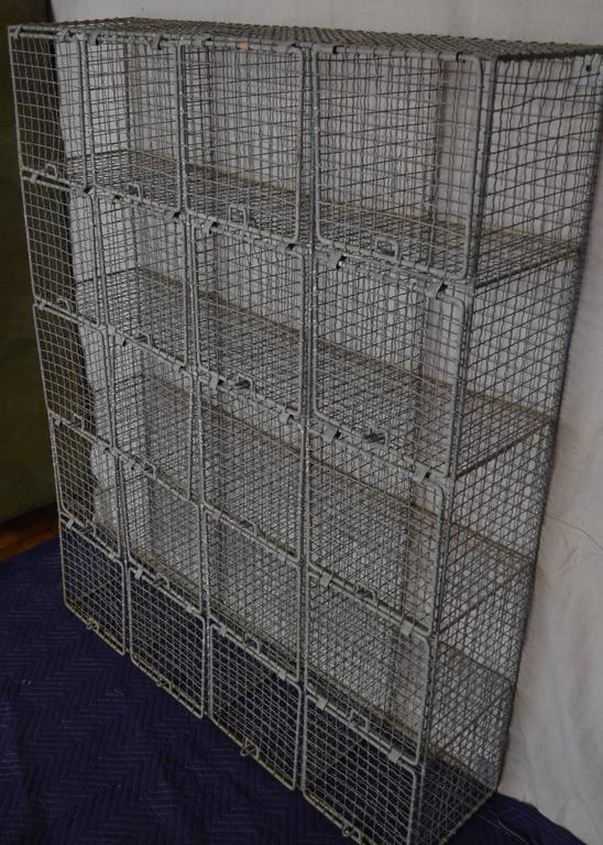Storage Gym Swim Locker Large with Twenty Steel Wire Grid