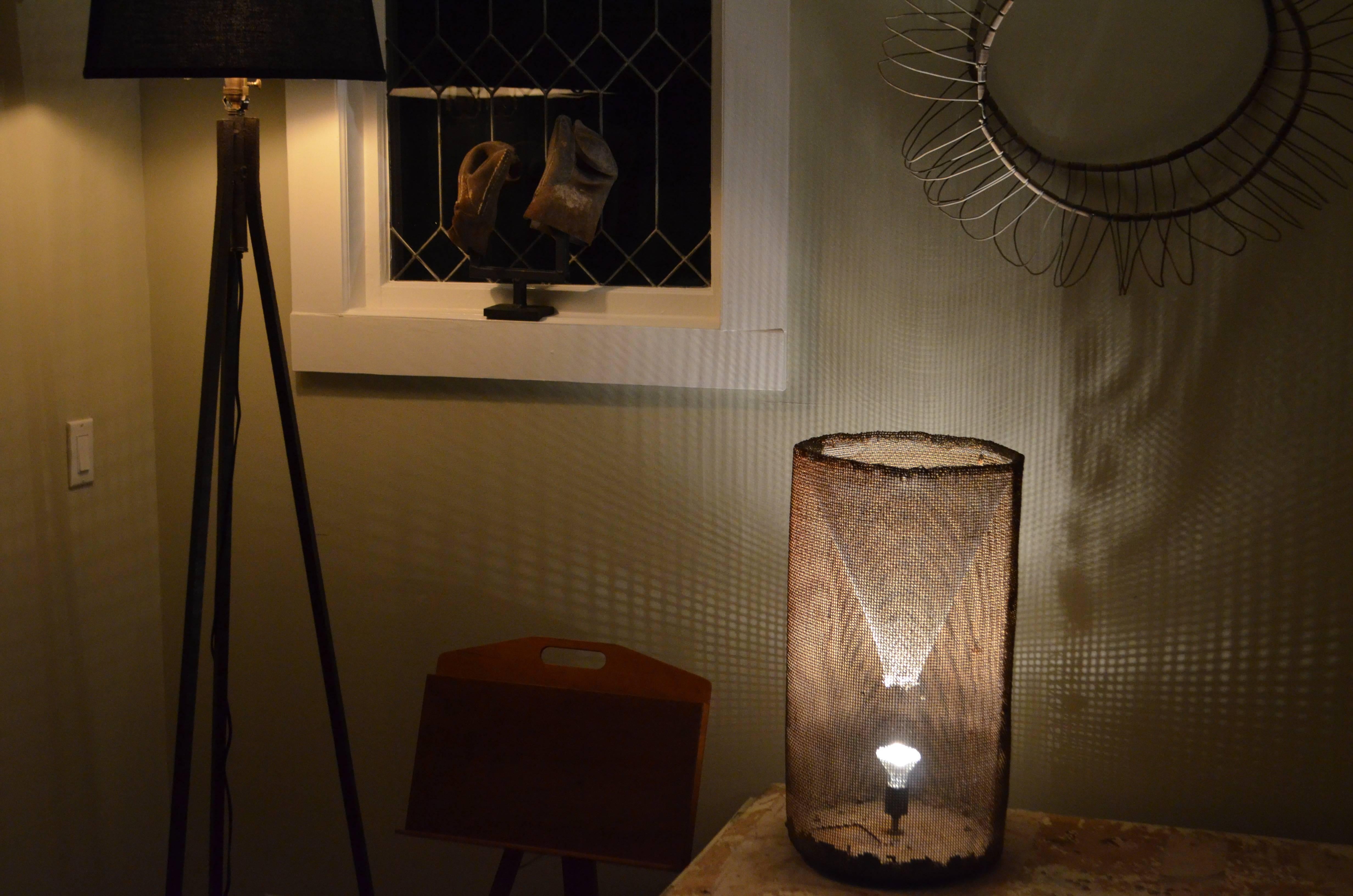 20th Century Fish Trap as Table, Floor Ambient Light