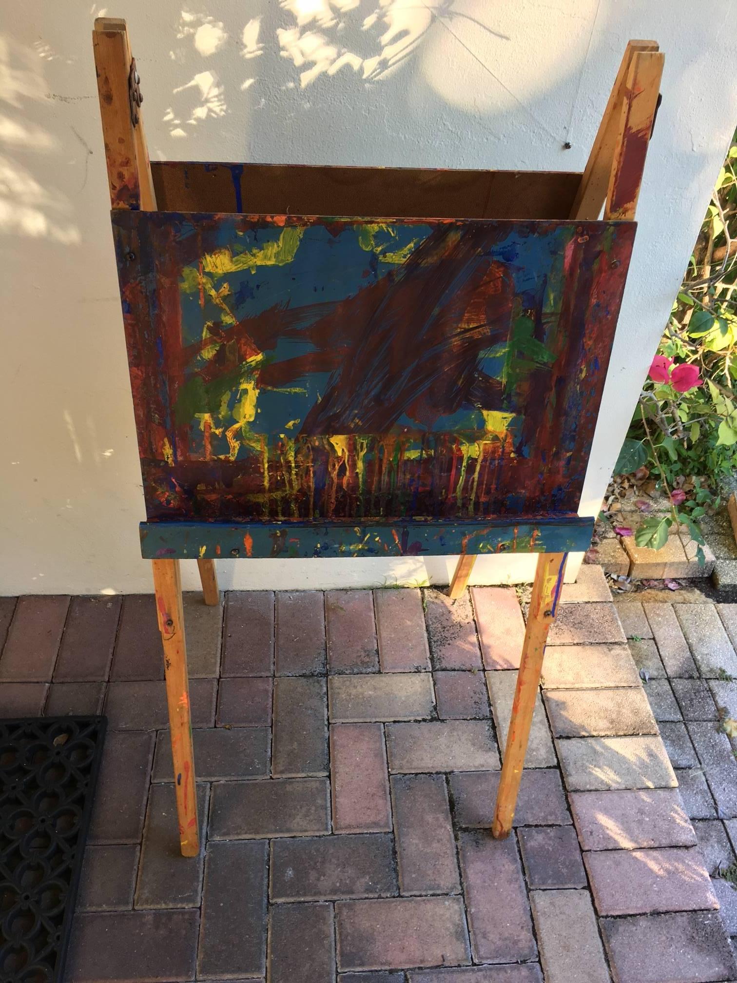 Art Easel B from an Elementary School in Maine In Good Condition In Madison, WI