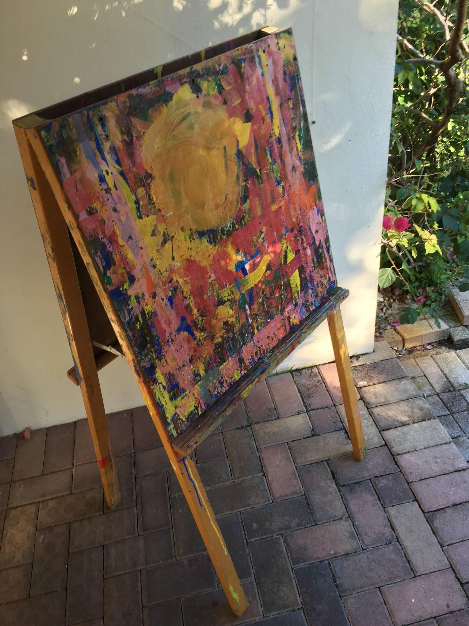 Art Easel, Double-Sided, from Elementary School in Maine  In Good Condition In Madison, WI