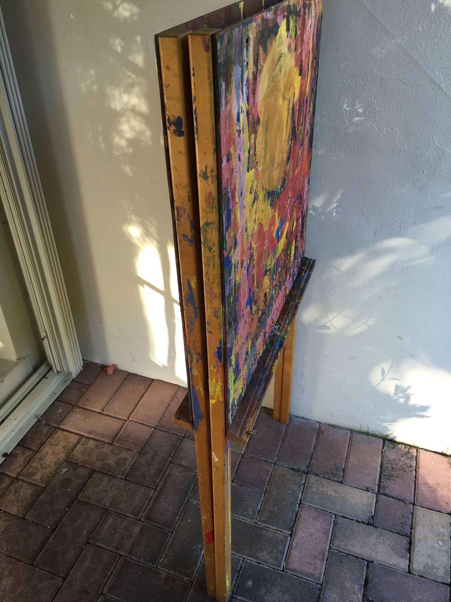 Acrylic Art Easel, Double-Sided, from Elementary School in Maine 