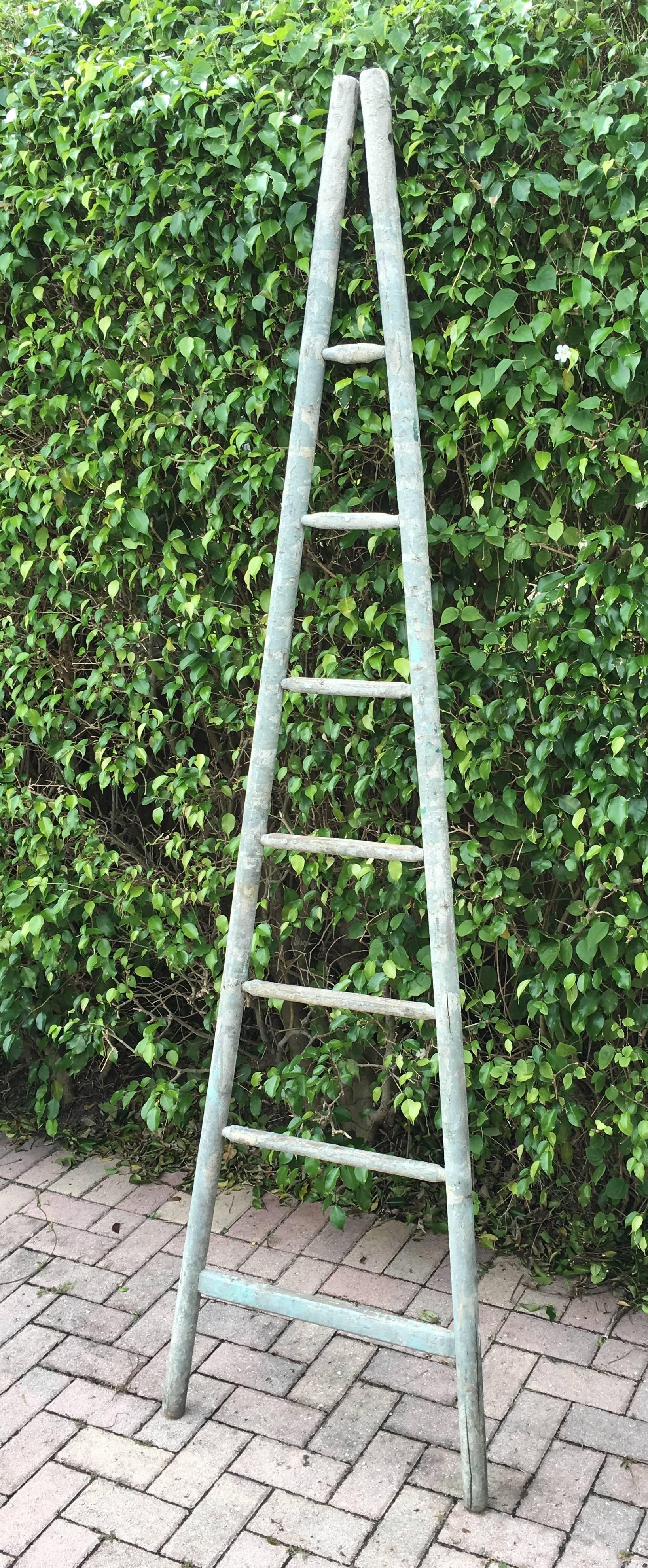Vintage Orchard Ladder In Good Condition In Madison, WI