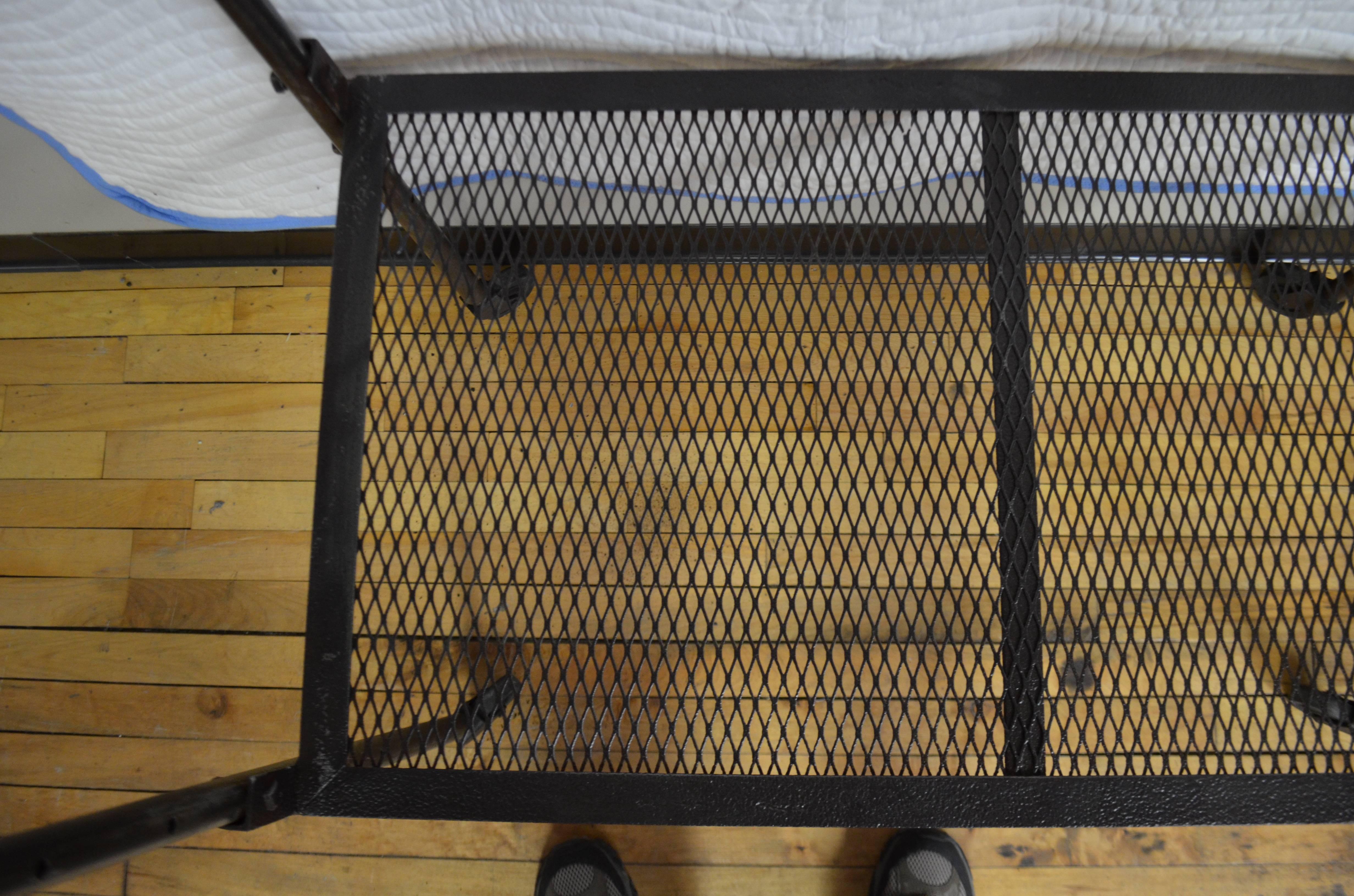 Rubber Industrial Cart on Wheels