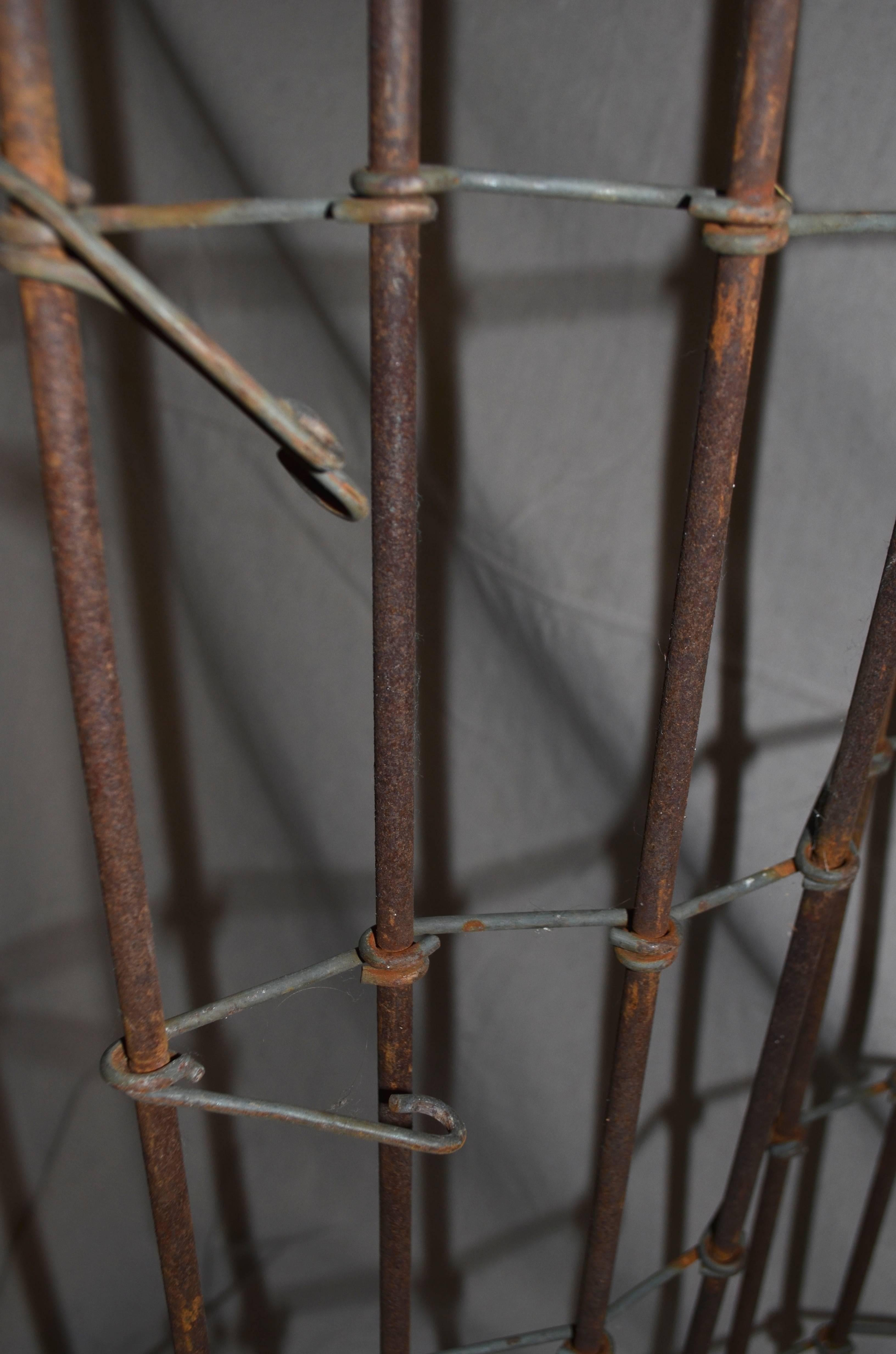 Industrial Conveyor Belt as Sculptural Art for the Wall In Excellent Condition For Sale In Madison, WI