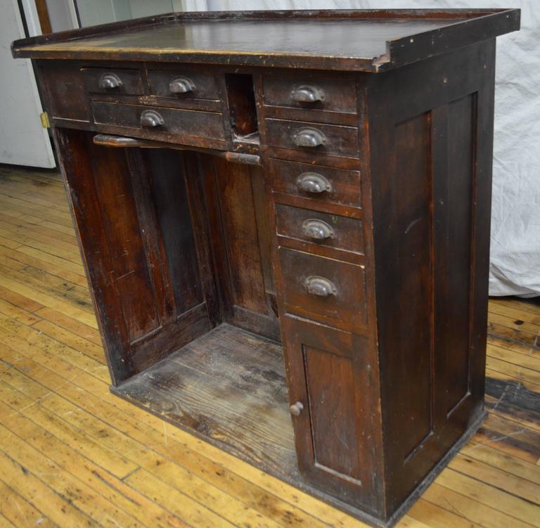 Early 20th Century Watchmaker's with Glass Showcase Surround at