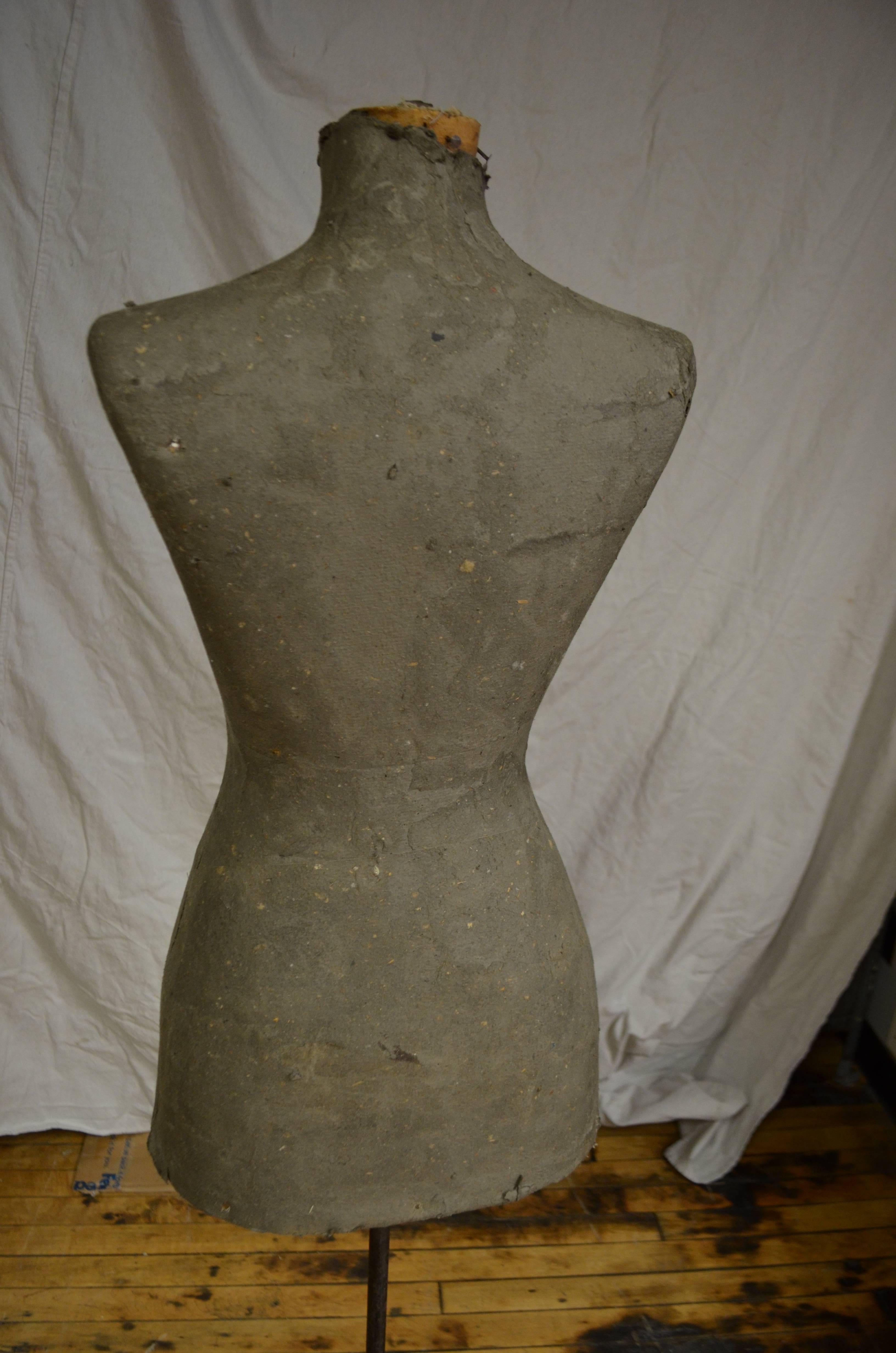 20th Century Dress Form on Adjustable Stand