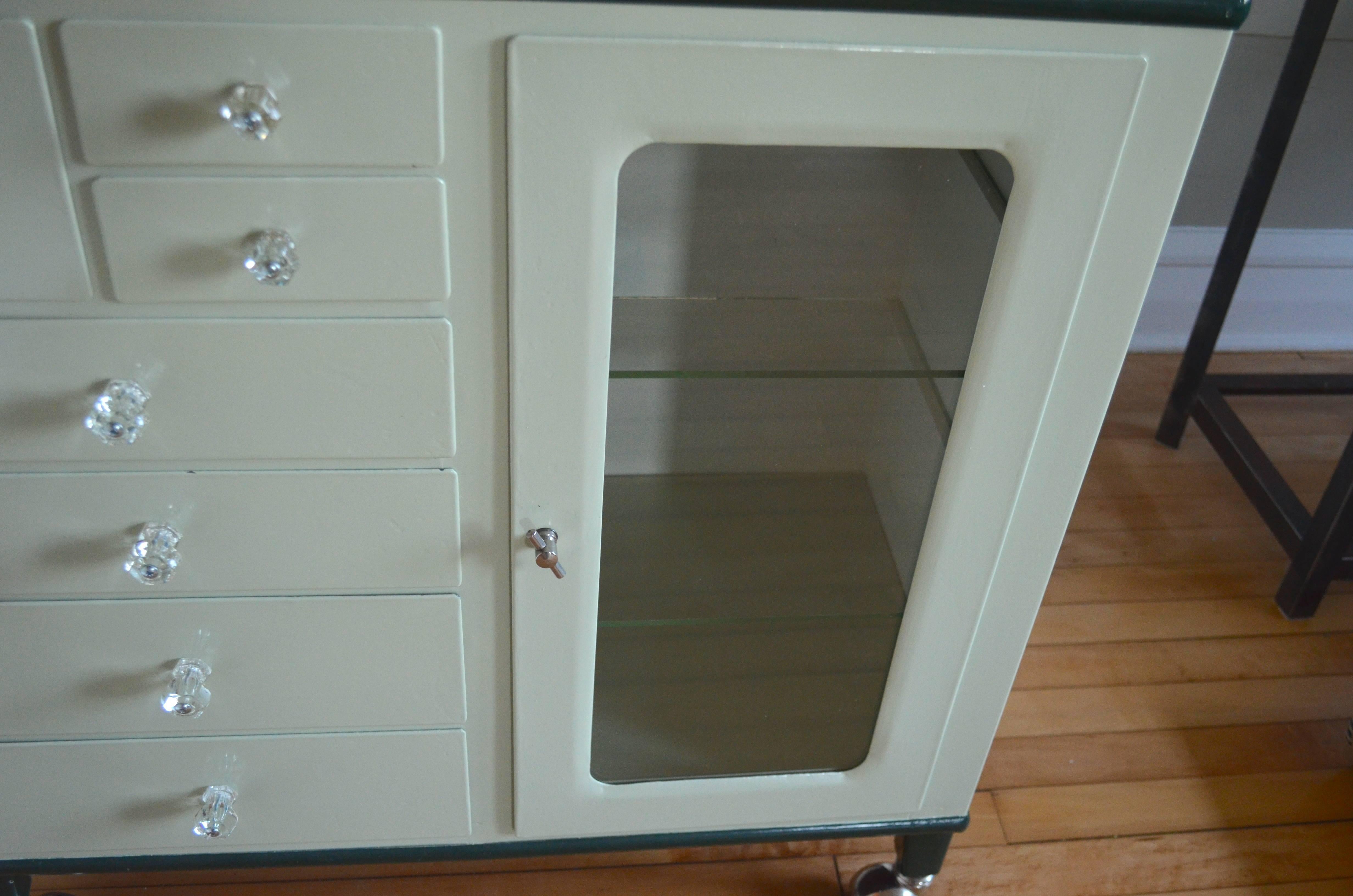 Midcentury Dental Cabinet In Excellent Condition In Madison, WI