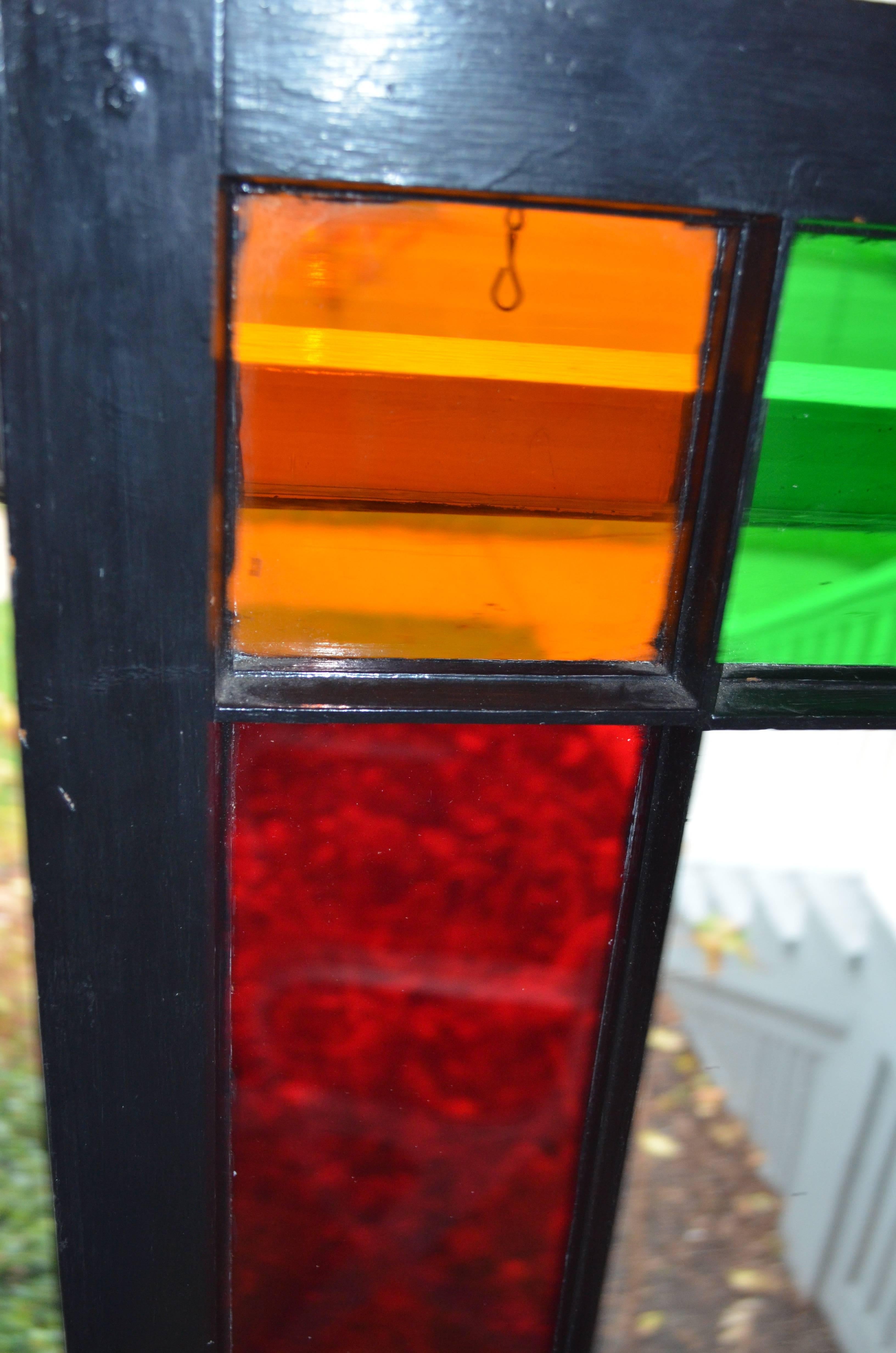 Window of Stained Glass In Excellent Condition In Madison, WI